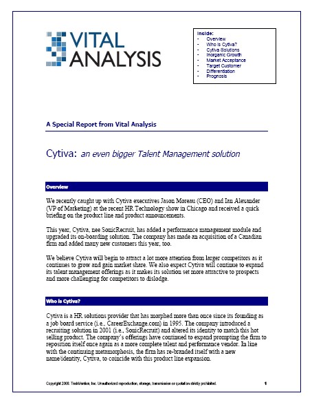 2008 Cytiva report cover